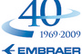 Logo du 40e anniversaire d'Embraer