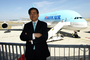 Yang Ho Cho, Président de Korean Air, lors de la livraison du premier A380 à Korean Air